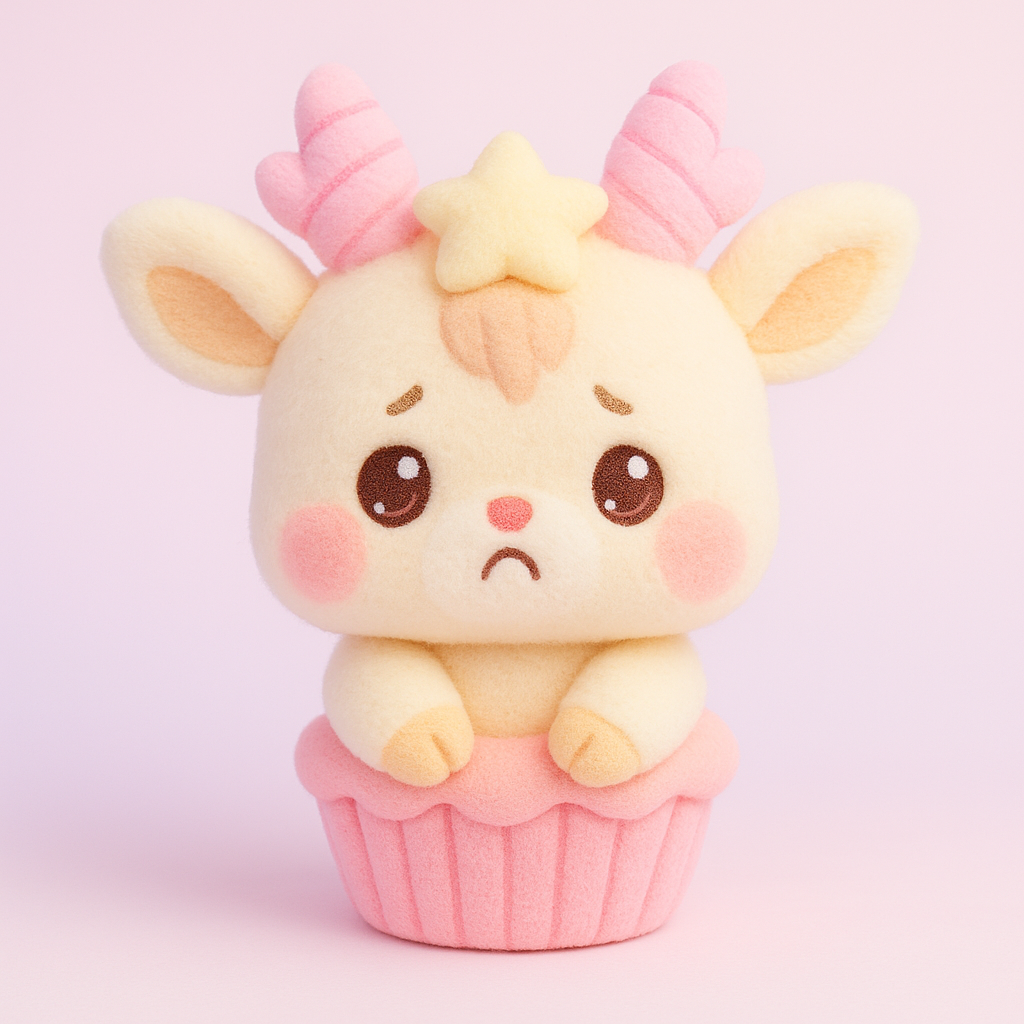 Cupcake Deer Plush
