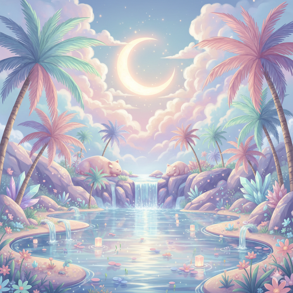 Pastel Oasis Artwork